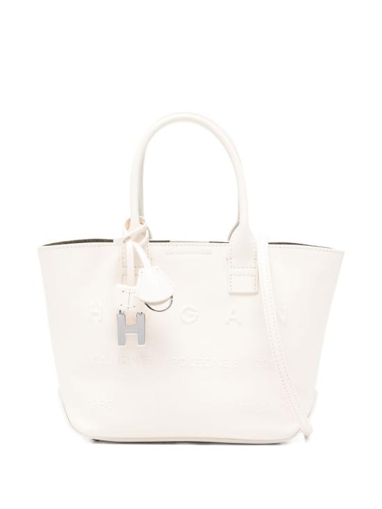 26SS 호간 토트백 KBW01TA4100 TZPB013 Bianco