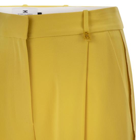 26SS 엘리자베타프랜치 스트레이트 팬츠 PA16761E2 YELLOW - ELISABETTA FRANCHI