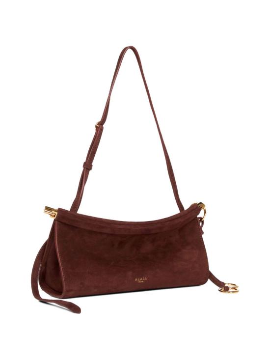 26SS 알라이아 르 클릭 이스트 웨스트 레더 스몰백 AA1S01426CA328 743 LUGGAGE - ALAIA