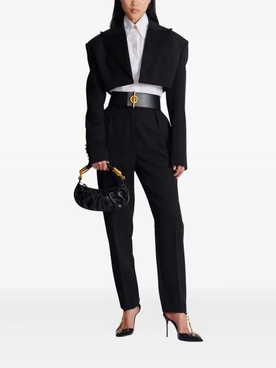 26SS 발망 셔츠 GF1HS460CG22 0FB White - BALMAIN