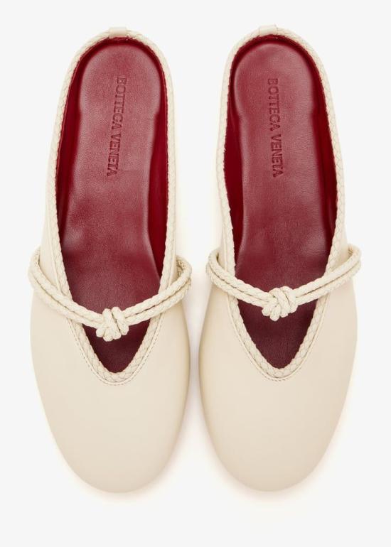 26SS 보테가베네타 플랫 슈즈 855863VBSD0 9031 WHITE - BOTTEGA VENETA