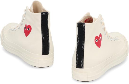 26SS 꼼데가르송 플레이 X 컨버스 스니커즈 AZK129001 2 WHITE - COMME DES GARCONS PLAY CONVERSE