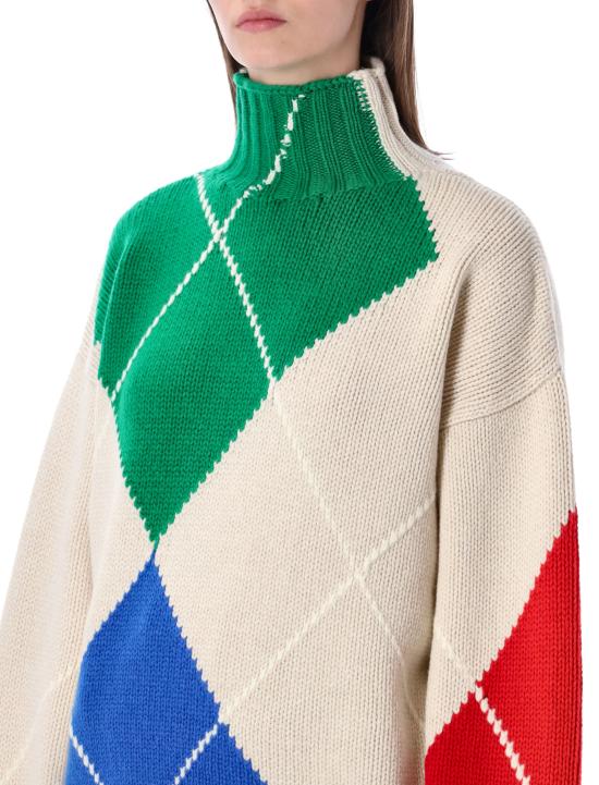 26SS JW앤더슨 스웨터 KW1496YN0470 106 NATURAL - JW ANDERSON