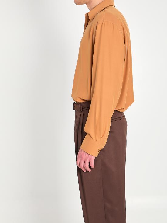 26SS 생로랑 긴팔 셔츠 862412Y070N 2021 BROWN - SAINT LAURENT