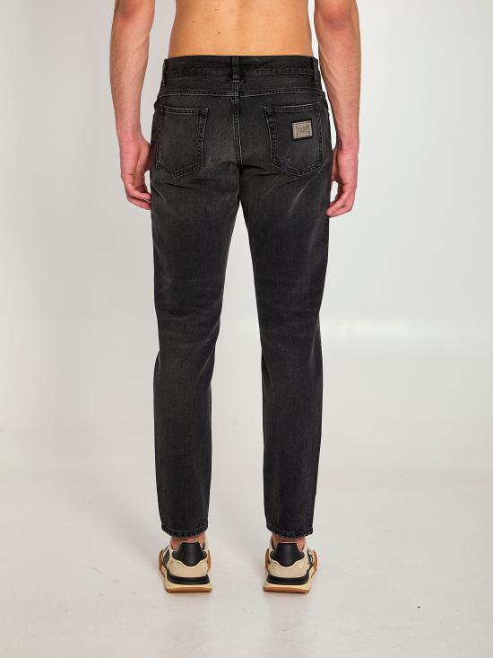 26SS 돌체앤가바나 스트레이트 팬츠 GYJCCDG8OM9 S9001 GREY - DOLCE & GABBANA