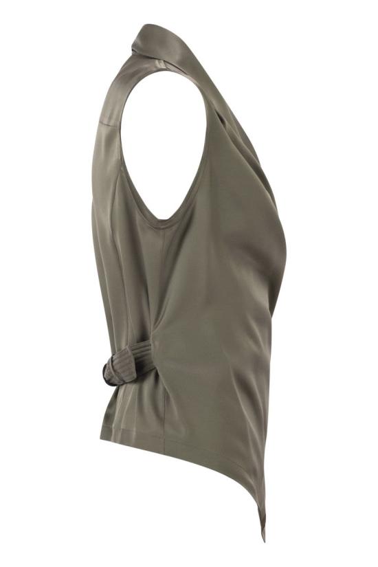 26SS 브루넬로 쿠치넬리 베스트 MB179EG906 C9125 MUD - BRUNELLO CUCINELLI