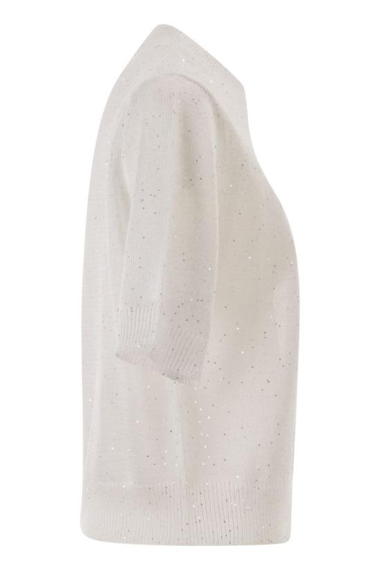 26SS 브루넬로 쿠치넬리 스웨터 MDT746400 C159 WHITE - BRUNELLO CUCINELLI