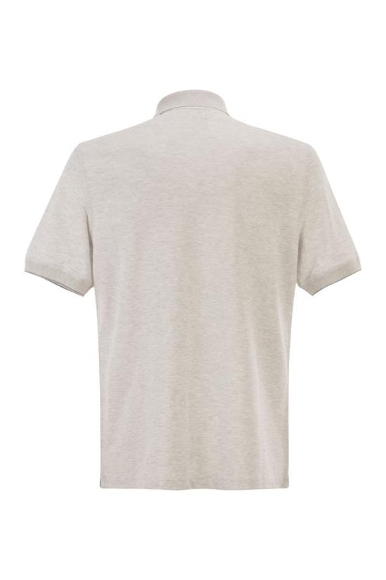 26SS 브루넬로 쿠치넬리 피케 폴로 셔츠 ME8548788 CW584 PEARL - BRUNELLO CUCINELLI