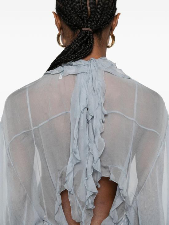 26SS 끌로에 미디 원피스 CH26SRO52001011 CLEAR BLUE - CHLOE