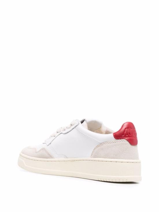26SS 오트리 메달리스트 로우 스니커즈 AULWLS43 RED - AUTRY