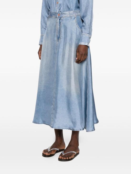 26SS 피에르루이마샤 스커트 ALOESGO12777101517405 CLEAR BLUE - PIERRE LOUIS MASCIA