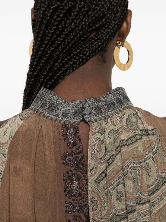 26SS 피에르루이마샤 미디 원피스 BRULESAB12810101518201 KAKI - PIERRE LOUIS MASCIA