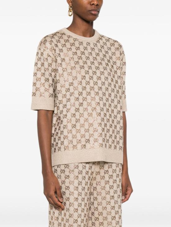 26SS 구찌 스웨터 813729XKFE69322 BEIGE - GUCCI