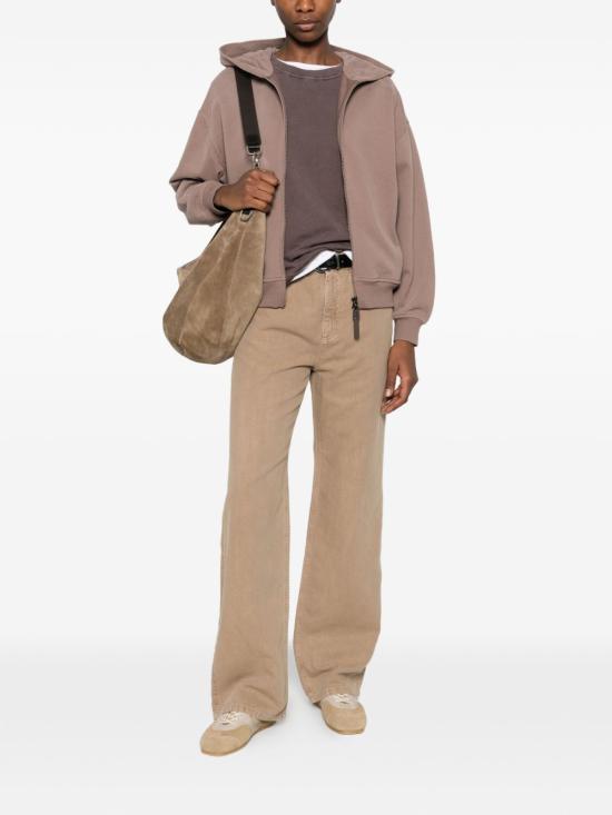 26SS 브루넬로 쿠치넬리 후드 티셔츠 MN05NHF406C9286 BROWN - BRUNELLO CUCINELLI