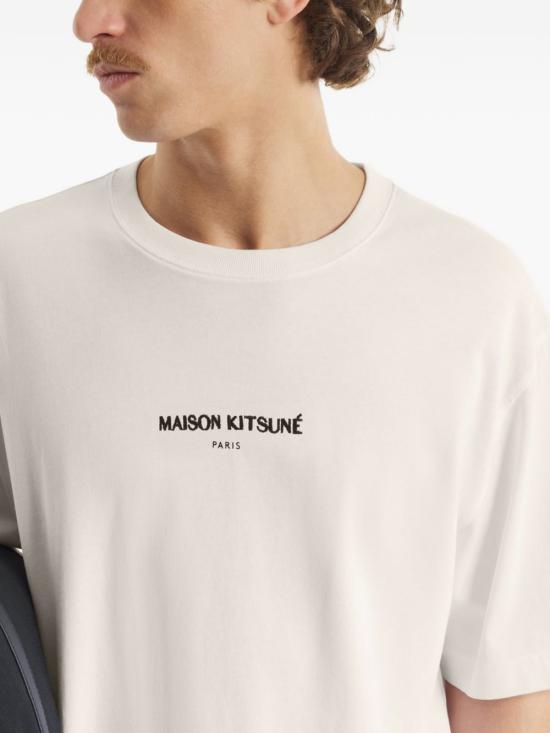 26SS 메종키츠네 파리 컴포트 티셔츠 QM00100KJ70250063 BEIGE - MAISON KITSUNE