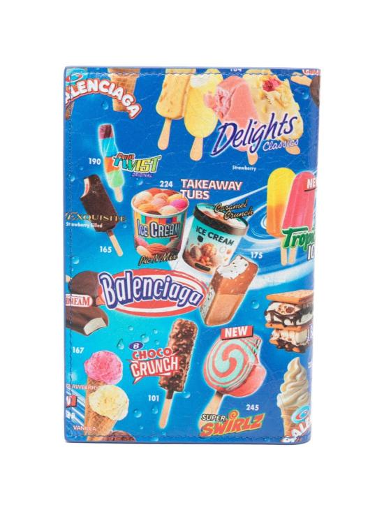 26SS 발렌시아가 가죽소품 7194412ACAL4645 BLUE - BALENCIAGA