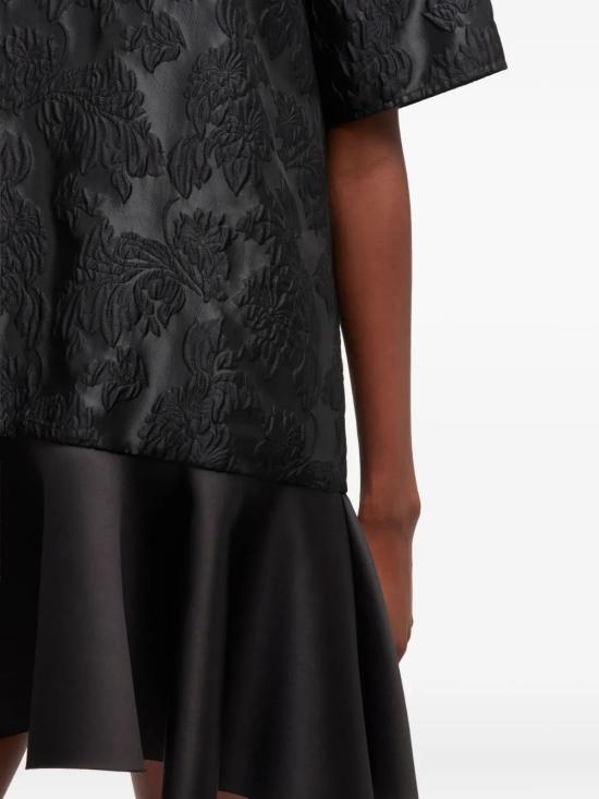 26SS 가니 새틴 클로케 미니 드레스 A1030105 099 - GANNI