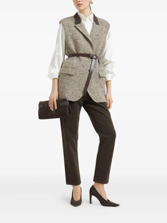 25FW 브루넬로 쿠치넬리 스트레이트 팬츠 M0H81P5847 C4222 - BRUNELLO CUCINELLI