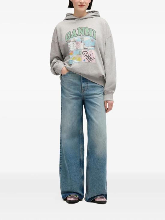 26SS 가니 베어 코믹 후드 A1060034 920 - GANNI