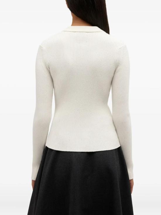 26SS 가니 파인 시퀸 니트 폴로셔츠 A1070085 135 - GANNI