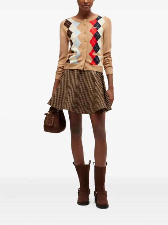 26SS 가니 아가일 프린트 가디건 A1070055 02Q - GANNI