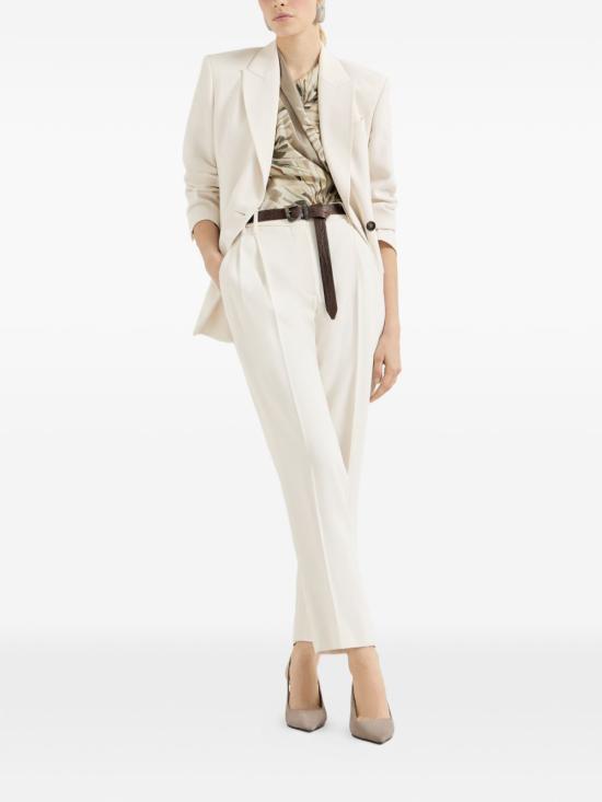 26SS 브루넬로 쿠치넬리 모닐리 스웨이드 슬링백 힐 MZSFC3256C5859 BEIGE - BRUNELLO CUCINELLI