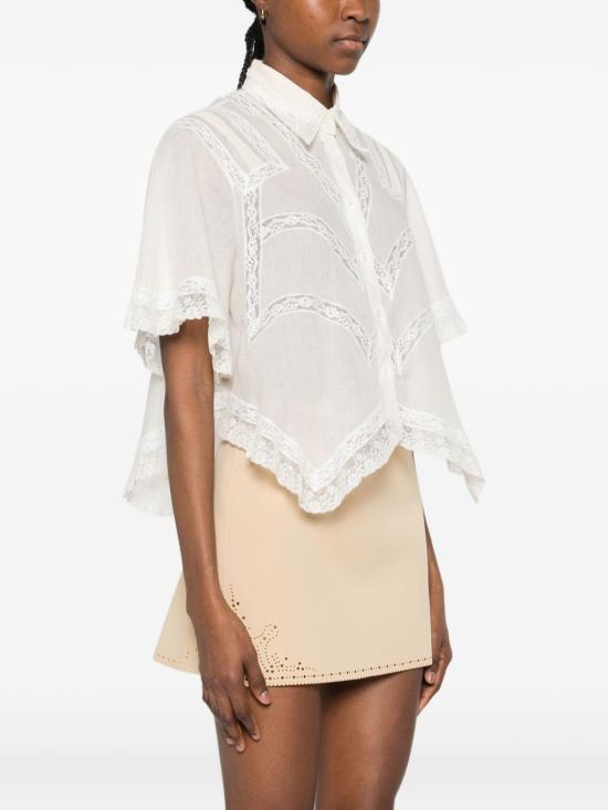 26SS 에르마노 설비노 셔츠 D482K350APJBN10104 WHITE - ERMANNO SCERVINO