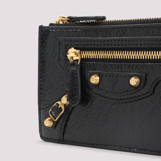 26SS 발렌시아가 가죽소품 810607210F6 1000 BLACK - BALENCIAGA