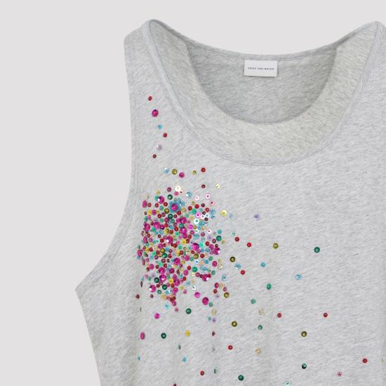 26SS 드리스 반 노튼 반팔 티셔츠 2610211543606 813 GREY - DRIES VAN NOTEN