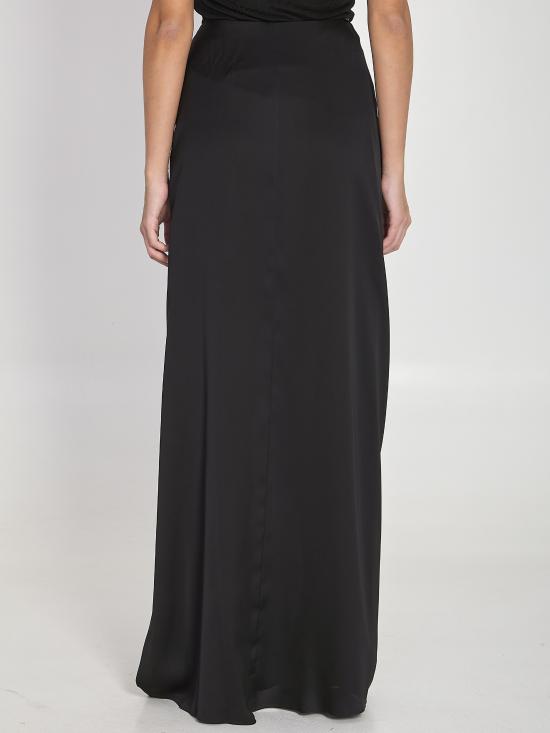 26SS 생로랑 스커트 858255Y720W 1000 BLACK - SAINT LAURENT