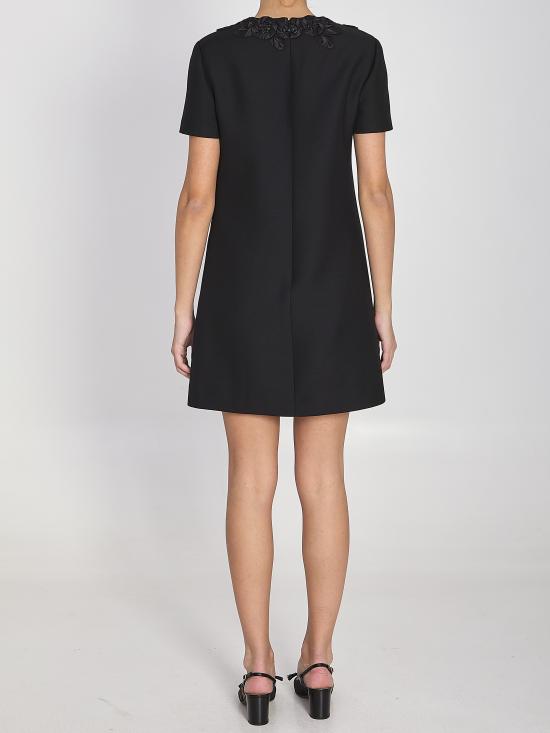 26SS 발렌티노 가라바니 미디 원피스 8B3VAHC61CF 0NO BLACK - VALENTINO GARAVANI