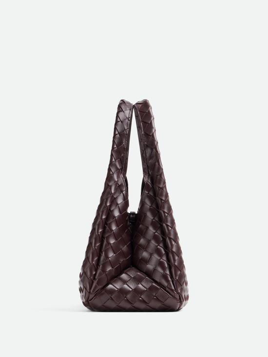 26SS 보테가베네타 스몰 캄파나 토트백 854248V4SC0 2264 BORDEAUX - BOTTEGA VENETA