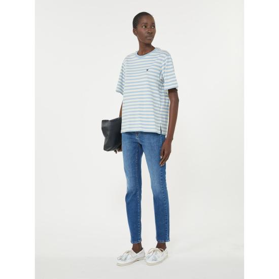 26SS 위켄드막스마라 반팔 티셔츠 2615971031600011 BLUE - WEEKEND MAX MARA