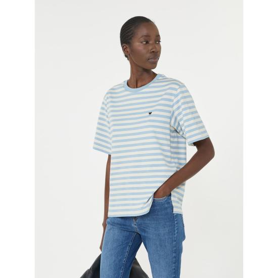 26SS 위켄드막스마라 반팔 티셔츠 2615971031600011 BLUE - WEEKEND MAX MARA