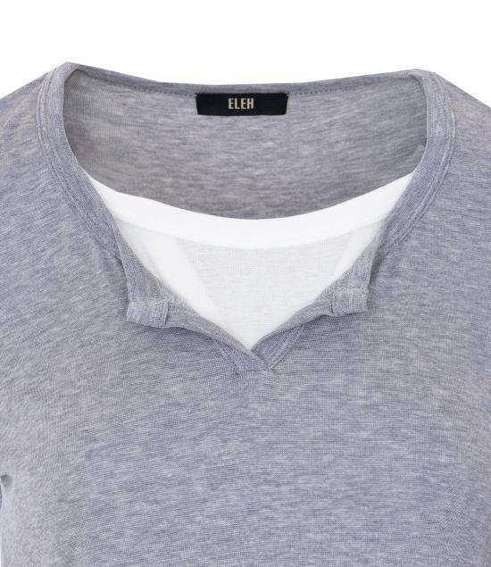 26SS 엘레 긴팔 티셔츠 0282 GRIGIO Grey - ELEH