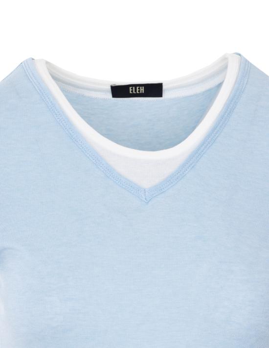 26SS 엘레 반팔 티셔츠 0284 CELESTE Blue - ELEH