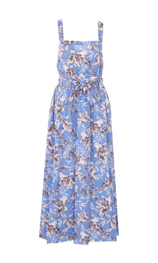 26SS 리우조 미디 원피스 WA6312T4853 P9502 Blue