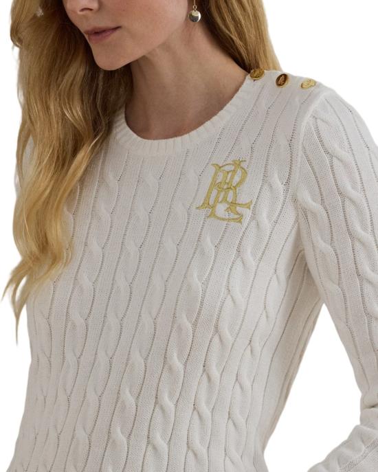 25FW 랄프 로렌 니트웨어 200932223002 White - RALPH LAUREN