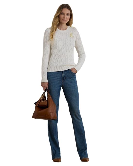 25FW 랄프 로렌 니트웨어 200932223002 White - RALPH LAUREN