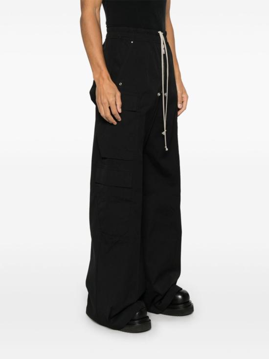 26SS 릭 오웬스 트레이닝/조거 팬츠 RU01F2339 TE 09 Black - RICK OWENS
