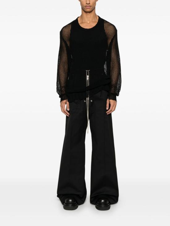 26SS 릭 오웬스 트레이닝/조거 팬츠 RU01F2366 TE 09 Black - RICK OWENS