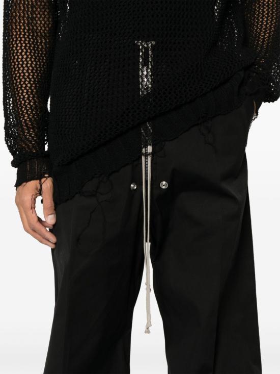 26SS 릭 오웬스 트레이닝/조거 팬츠 RU01F2366 TE 09 Black - RICK OWENS