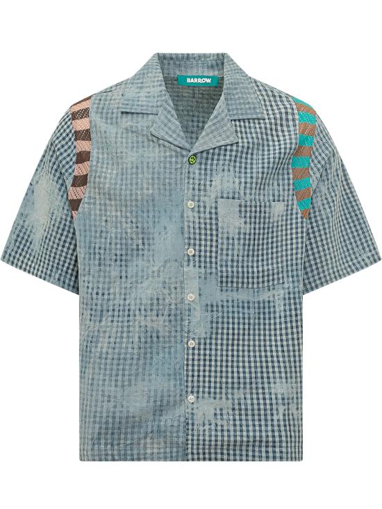 26SS 바로우 긴팔 셔츠 S6BWUASI055 172 DENIM BLU CHIARO