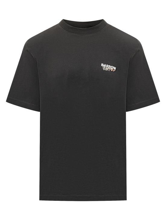 26SS 바로우 반팔 티셔츠 S6BWUATH076 110 NERO