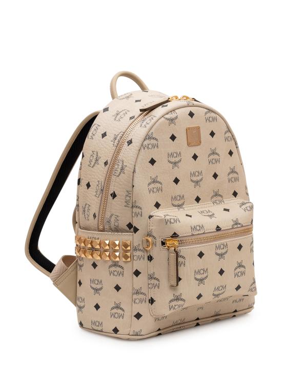 26SS 엠시엠 백팩 MMKEAVE15 IG BEIGE BLACK LOGO - MCM