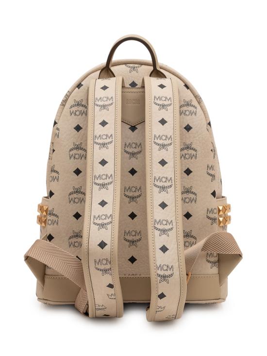 26SS 엠시엠 백팩 MMKEAVE15 IG BEIGE BLACK LOGO - MCM