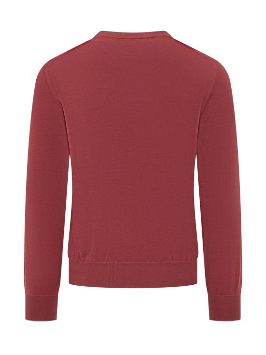 26SS 브루넬로 쿠치넬리 풀오버 니트 M2900100 CDE54 CILIEGIA NEBBIA - BRUNELLO CUCINELLI