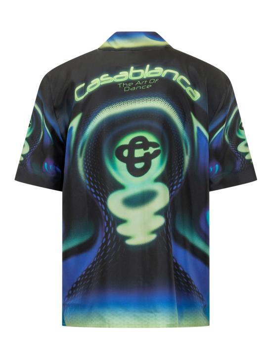 26SS 카사블랑카 긴팔 셔츠 MSS26SH003 05 SPORCHID BLACK - CASABLANCA