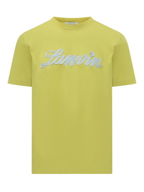 26SS 랑방 반팔 티셔츠 RMTS0012J308P26 882 CHAMOMILE