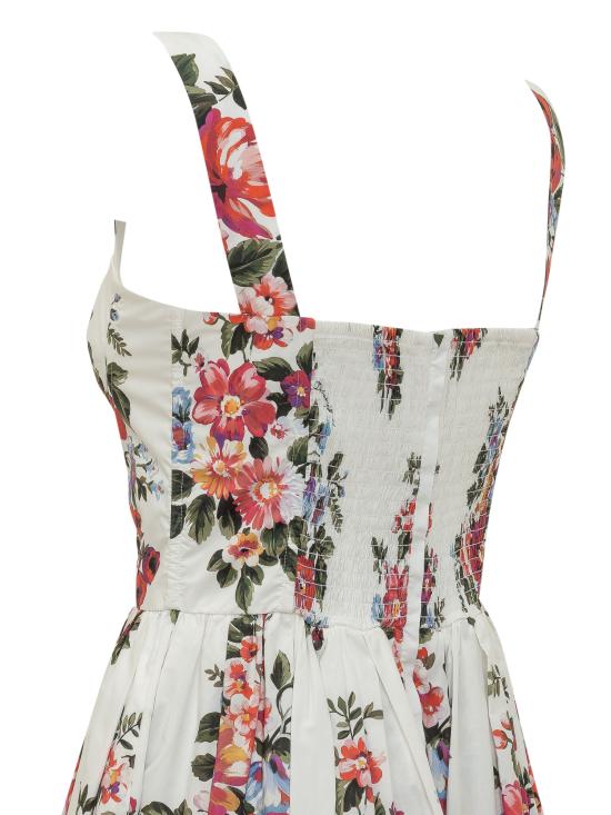 26SS 돌체앤가바나 롱 원피스 F6TTGTHS5UU HA5ZO MAZZ FIORI F BIANCO - DOLCE & GABBANA